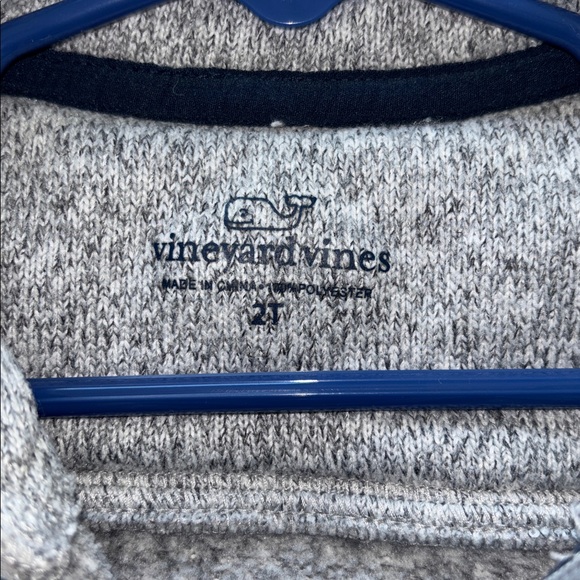 Vineyard Vines fleece 1/2 half zip pullover fleece jacket 2T - Picture 6 of 6